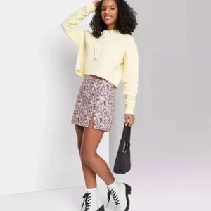 Wild Fable | Floral Mini Pencil Skirt | 0